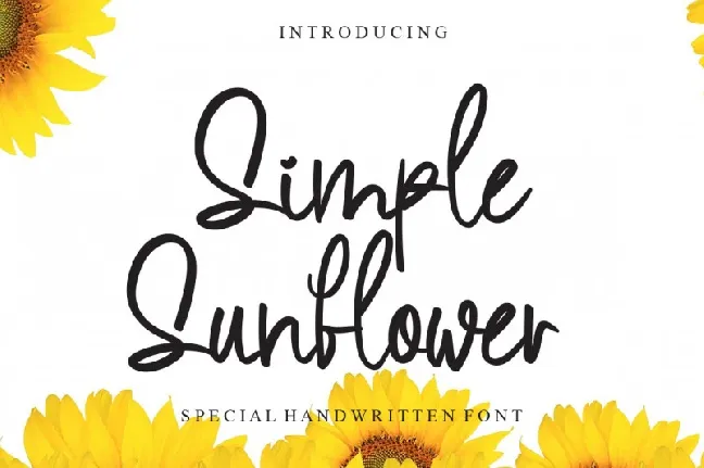 Simple Sunflower font