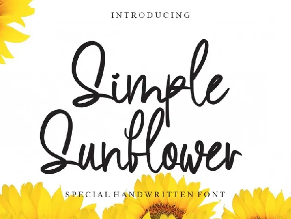 Simple Sunflower font