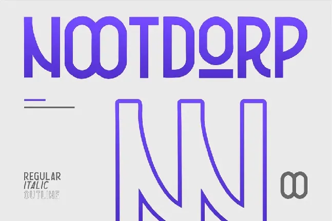 Nootdorp Typeface font