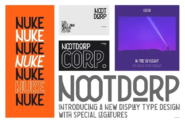 Nootdorp Typeface font