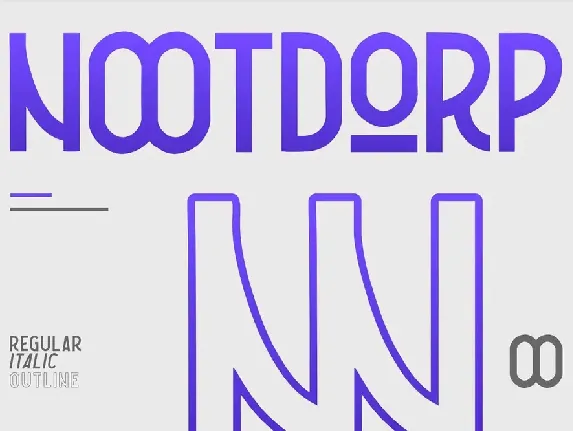 Nootdorp Typeface font