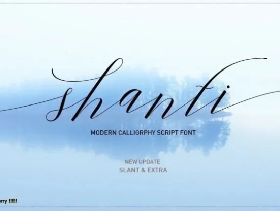 Shanti Script font