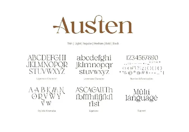 Austen font