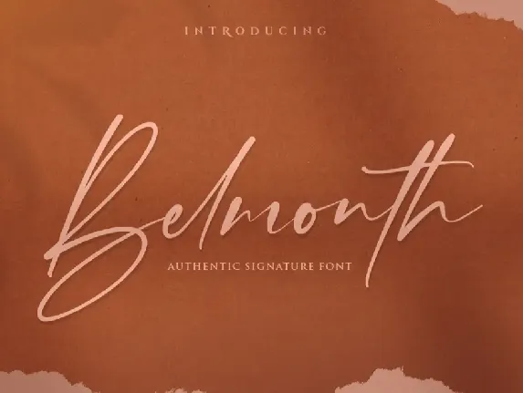 Belmonth font