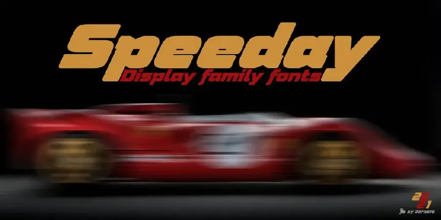 Speeday font