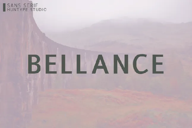 Bellance font