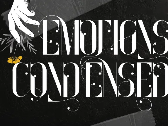 Emotions Condensed Demo font