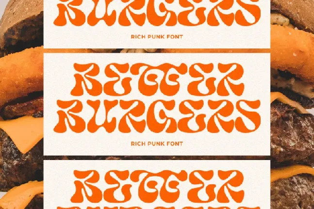 Rich Punk font