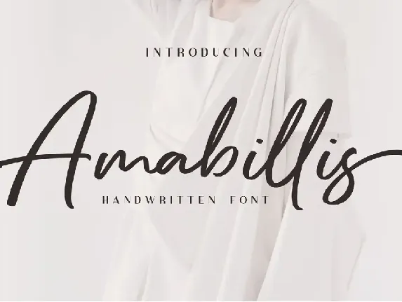 Amabillis Handwritten font