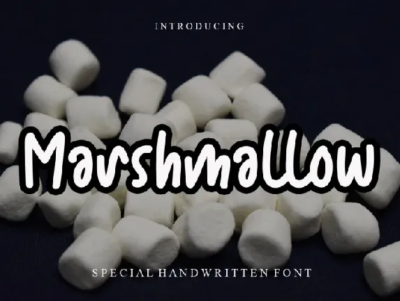 Marshmallow font