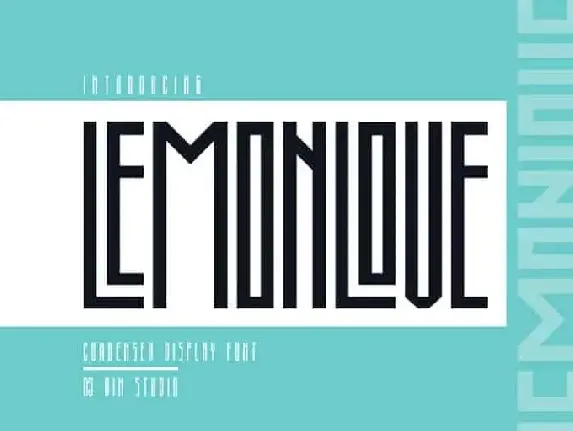 Lemonlove Display font