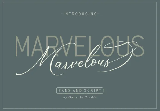 Marvelous Duo font