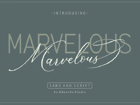 Marvelous Duo font