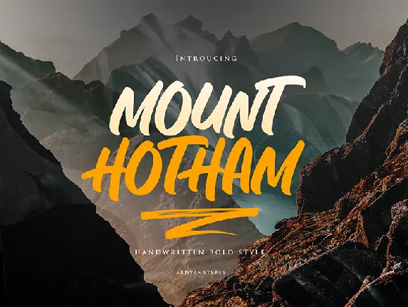 Hotham font