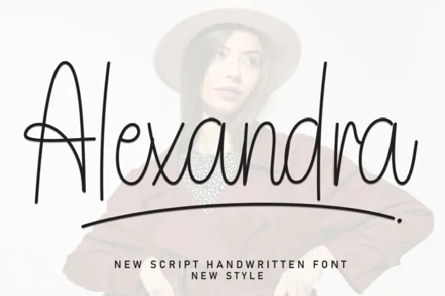 Alexandra Script Typeface font