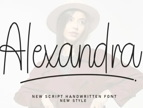 Alexandra Script Typeface font