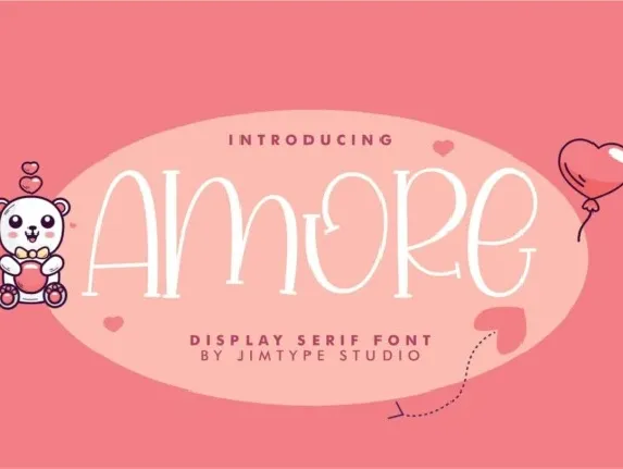 Amore Display font