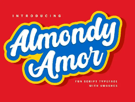 Almondy Amor font