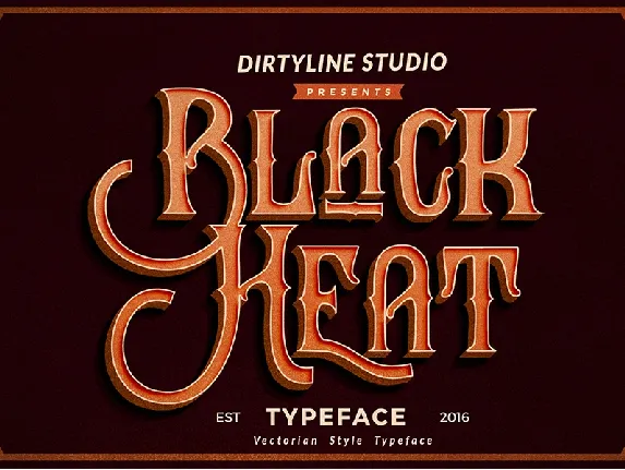 Black Heat Free font