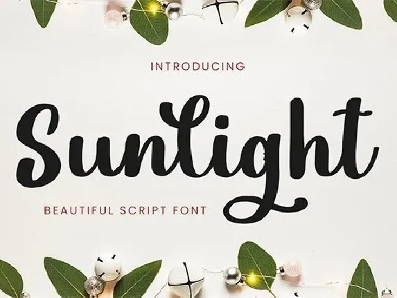 Sunlight font