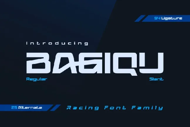 Bagiqu font