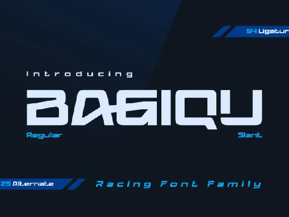 Bagiqu font