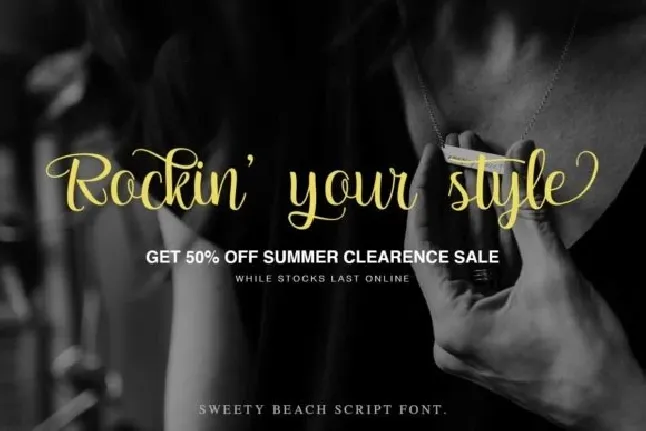 Sweety Beach font