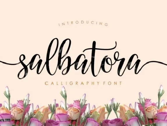 Salbatora Script font