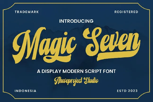 Magic Seven font