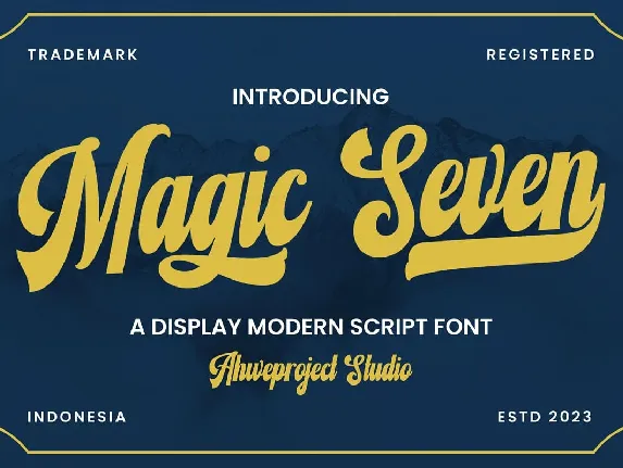 Magic Seven font