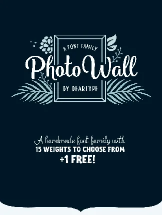 Photowall Family font