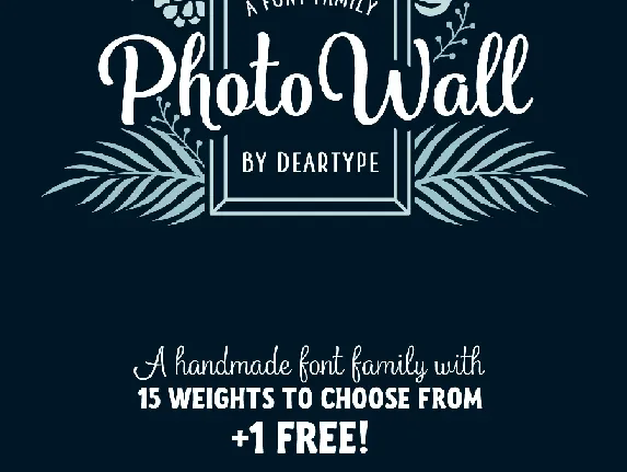 Photowall Family font