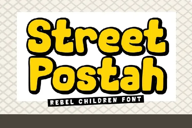 Street-Postah font