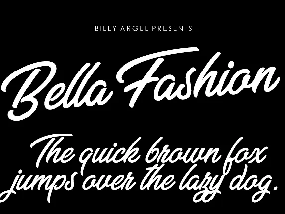 Bella Fashion Personal Use font