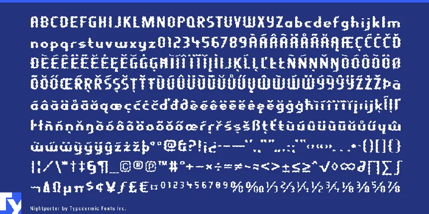 Nightporter font