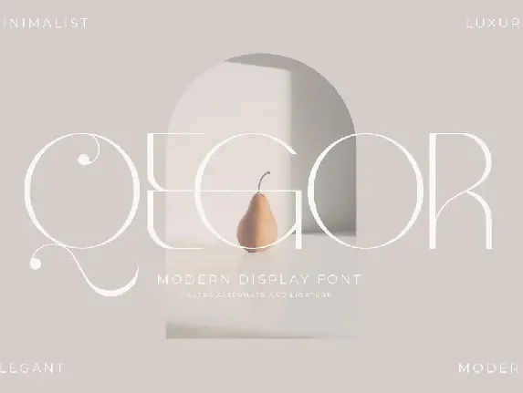 Qegor font