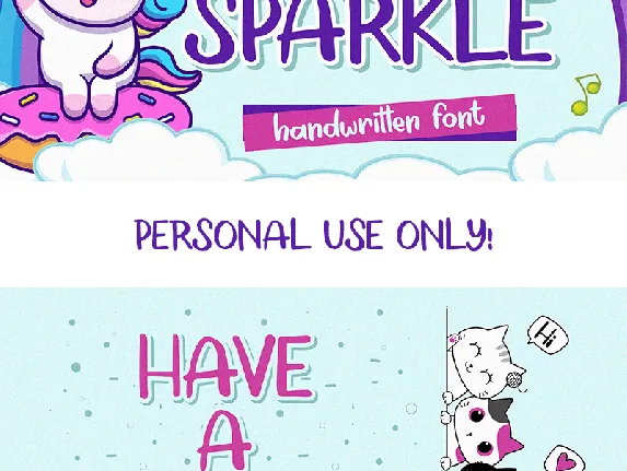 Baby Sparkle Display font