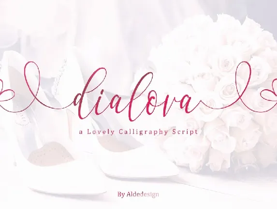 Dialova Script font