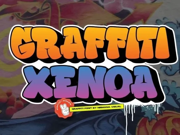 Graffiti Xenoa font