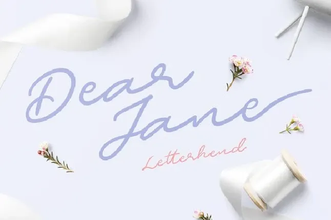 Dear Jane font