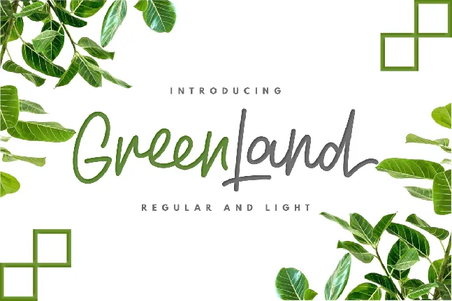 Greenland font