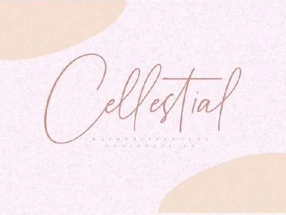 Cellestial Handwritten font