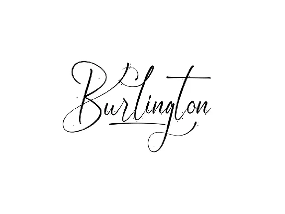 Burlington Demo font