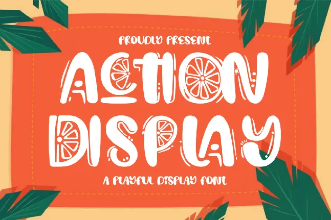 Action Display Demo font