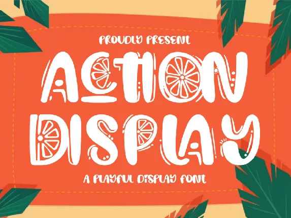 Action Display Demo font