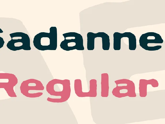 Sadannes font