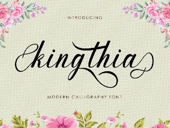 Kingthia font