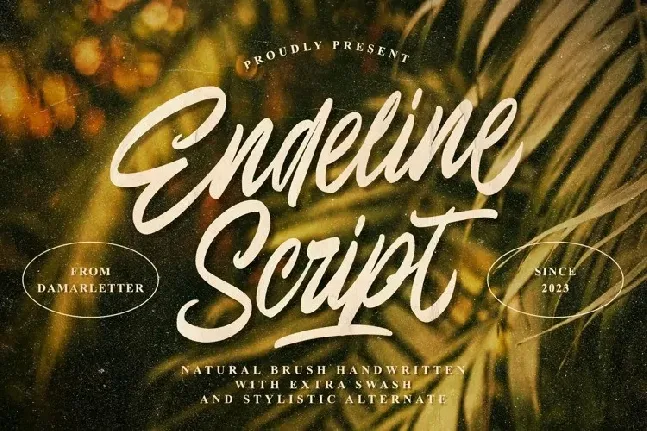 Endeline Script font