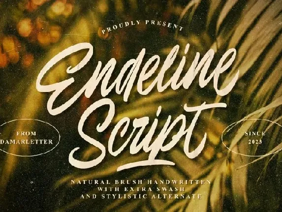 Endeline Script font