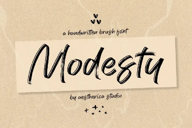 Modesty font